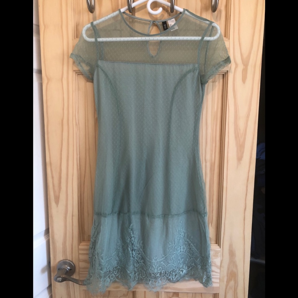 H&M Sage Dress NWOT